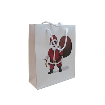 Wholesale Eco-Friendly Printed  Christmas Gift Bags with Handles